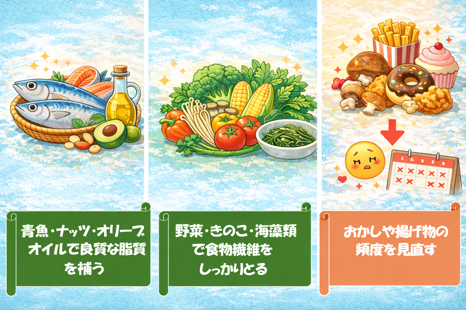 エストロゲンと脂質の関係図